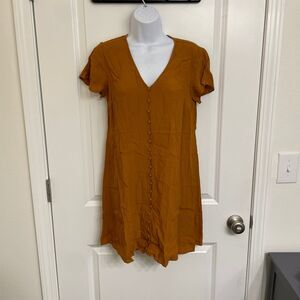 Rust colored Madewell dress - small